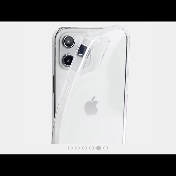 Shockproof “One Piece” Clear Slim IPhone 12 Pro Max Phone Case - Picture 2 of 8